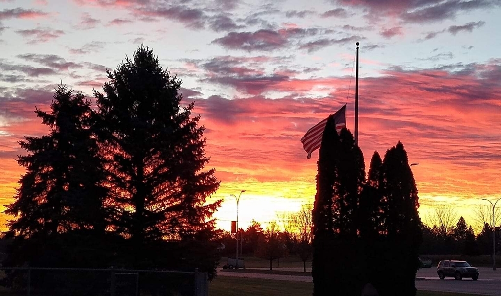 Sunrise at Dryden High School