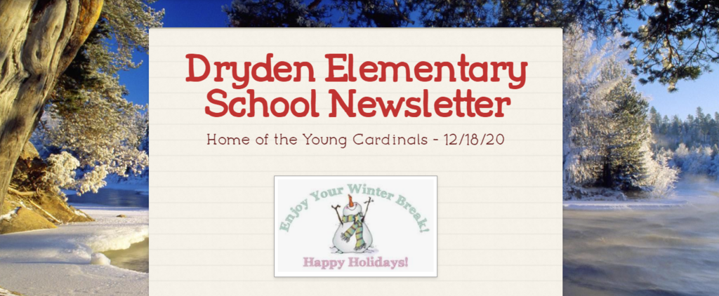 Dryden Elementary School Newsletter