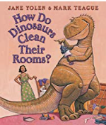How do dinosaurs clean their room